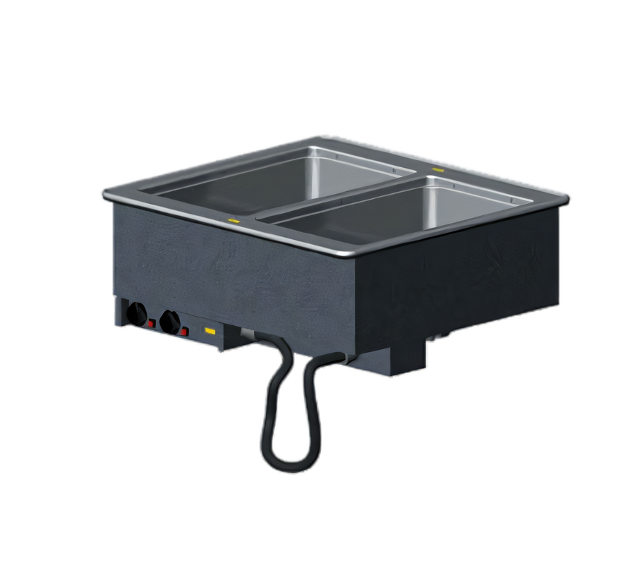 Product image #1 for Vollrath Two-Well Drop-In Electric Hot Food Well for Full-Size Pans, Wet Operation, 240V