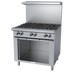 Thumbnail image #1 for Garland G Starfire Pro 36-Inch Gas Restaurant Range with Six Open Burners and Storage Base