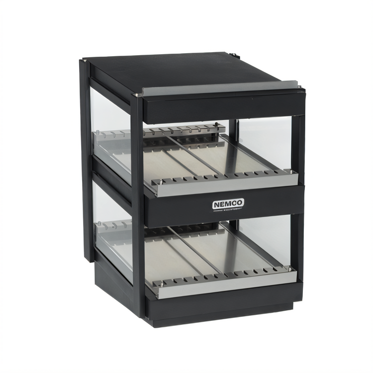 Product image #1 for Nemco 24-Inch Countertop Hot Food Shelf Merchandiser with Dual Shelves