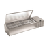 Thumbnail image #1 for Serv-Ware 46-Inch Refrigerated Topping Rail, 8 x 1/6 Pan Capacity, 115V