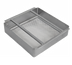 Thumbnail image #1 for 19-1/2 x 19-1/2 x 5 Inch Deep Stainless Steel Drain Basket for Dish Tables