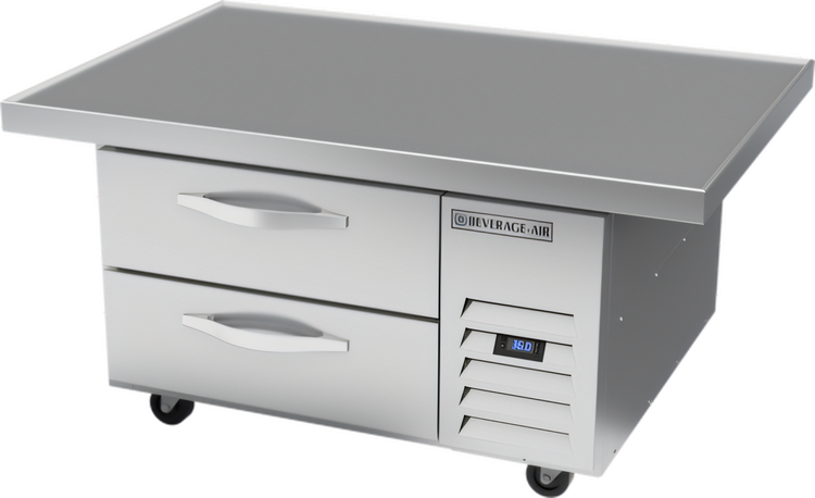 Product image #1 for Beverage-Air WTRCS36HC-48 One-Section 48-Inch 2-Drawer Worktop Cook Stand Refrigerator