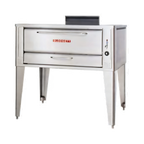 Thumbnail image #1 for Blodgett 1048 SINGLE Single-Deck Gas Pizza Oven, 48 x 37 Inch QHT Rokite Deck, Stainless Steel, 85,000 BTU