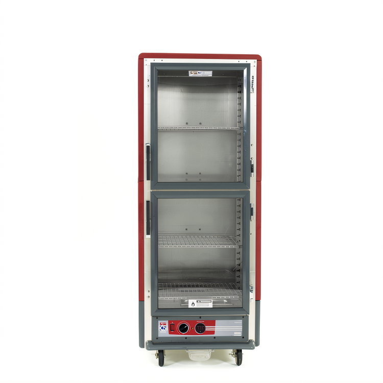 Product image #1 for Metro C5 3 Series Full-Height Heated Holding Cabinet with Dutch Clear Doors, Shelves Only, Lower Wattage