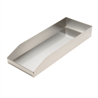 Krowne Stainless Steel Chemical Bin, 8 x 21 x 3 Inches