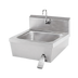 Thumbnail image #1 for Advance Tabco Wall Mounted Hand Sink with Knee Valve and Gooseneck Faucet, 16 x 14 x 6-Inch Deep Bowl