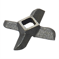 Winco #10 Cast Iron Grinder Knife Replacement for MG-10 Meat Grinder