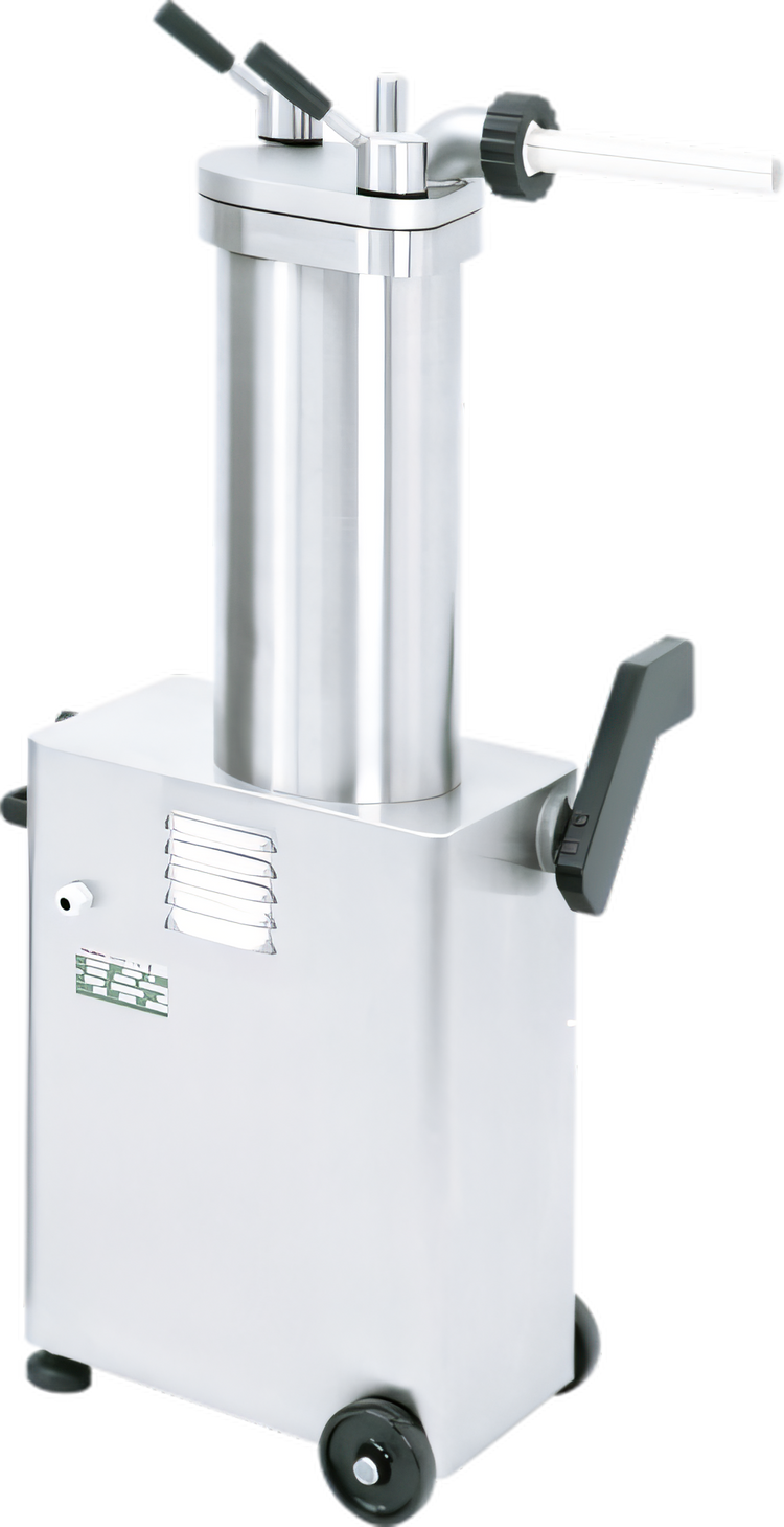 Product image #1 for Trento Automatic Vertical Hydraulic Piston Sausage Stuffer, 26 lb Capacity, Fixed Barrel, 208V 3-Phase