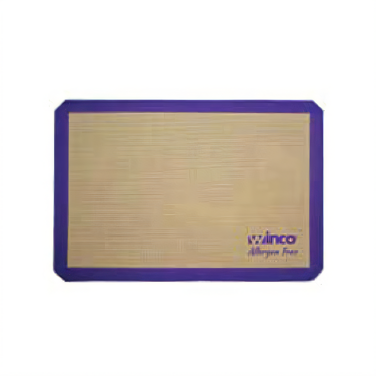 Product image #1 for Winco Allergen-Free Purple Silicone Baking Mat, Half-Size 11-5/8 x 16-1/2 Inches