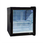 Thumbnail image #1 for Omcan USA 44496 Countertop Reach-In Refrigerated Display Case, 52-Liter, 1 Hinged Glass Door, Black Exterior