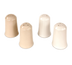 Thumbnail image #1 for Dover White Ceramic Salt & Pepper Shaker Set, 2 oz., White