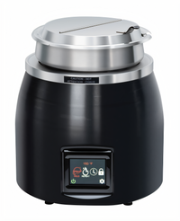 Hatco Quick Ship Countertop Dry Soup Warmer, 7 Quart, Bold Black, 120V