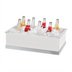 Thumbnail image #1 for Luxe Rectangular Ice Housing with Polycarbonate Bin and White Metal Frame