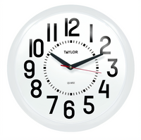 Taylor Precision 6760 Hotel Alarm Clocks Case of 4