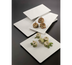 Thumbnail image #1 for American Metalcraft Flat Rectangular Break-Resistant Melamine Platter, 14-1/2 x 8-1/4 in., White