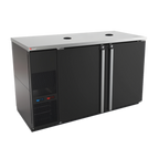 Thumbnail image #1 for Micro Matic USA Pro-Line MDD58WLT-E Dual Temperature Wine Cooler Dispenser, 8-Keg, 59.5-Inch, Self-Contained Refrigeration, Black