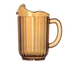 Thumbnail image #1 for Vollrath Tuffex I Deluxe Three-Lipped Amber Polycarbonate Water Pitcher, 60 oz.