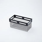 Thumbnail image #1 for American Metalcraft Twilight BNRB126 Rectangular Nestable Black Metal Serving Basket, 12-1/2 x 6-1/2 x 6 Inches Case of 12