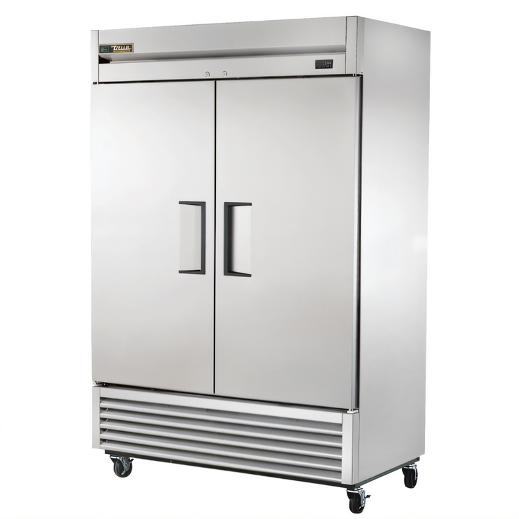 Product image #1 for True 54-Inch 2-Section Reach-In Refrigerator with Stainless Steel Solid Swing Doors, Bottom-Mount Self-Contained R290 Refrigeration