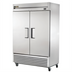 Thumbnail image #1 for True 54-Inch 2-Section Reach-In Refrigerator with Stainless Steel Solid Swing Doors, Bottom-Mount Self-Contained R290 Refrigeration