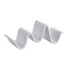 Thumbnail image #1 for Whimsical White Melamine Taco Holder with 3 Compartments
