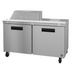 Thumbnail image #1 for Hoshizaki Steelheart SR60B-8 60-Inch Two-Section Sandwich Top Refrigerated Prep Table