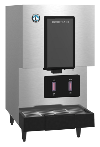 Product image #1 for Hoshizaki Opti-Serve DCM-271BAK-OS Countertop Touchless Air-Cooled Cubelet Ice Maker and Water Dispenser