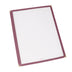 Thumbnail image #1 for Single Burgundy Plastic Menu Cover for 8-1/2 x 14-Inch Paper