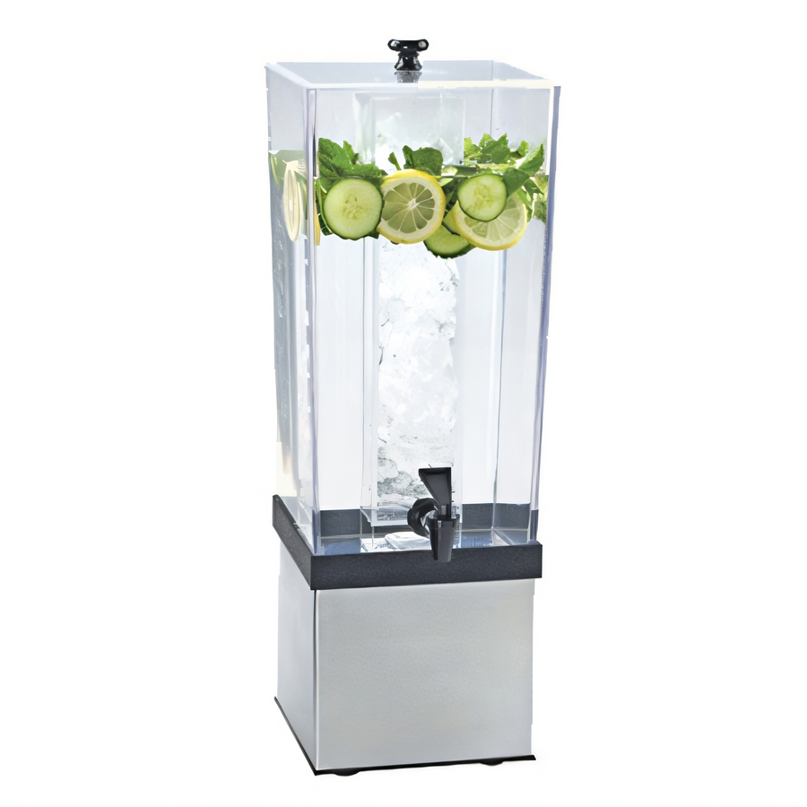 Product image #1 for Cal-Mil Single 3 Gallon Infusion Beverage Dispenser with Polycarbonate Tank and Stainless Steel Base