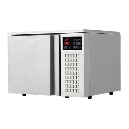 Product image #1 for Omcan USA Reach-In Blast Chiller, 3 GN 1/2 Pan Capacity, Self-Contained Refrigeration, 110V