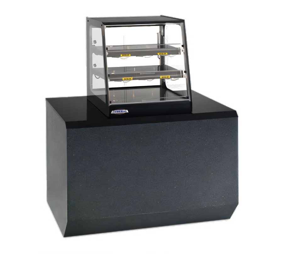 Product image #1 for Elements 47-Inch Countertop Self-Serve Heated Food Merchandiser with Stainless Steel Shelves