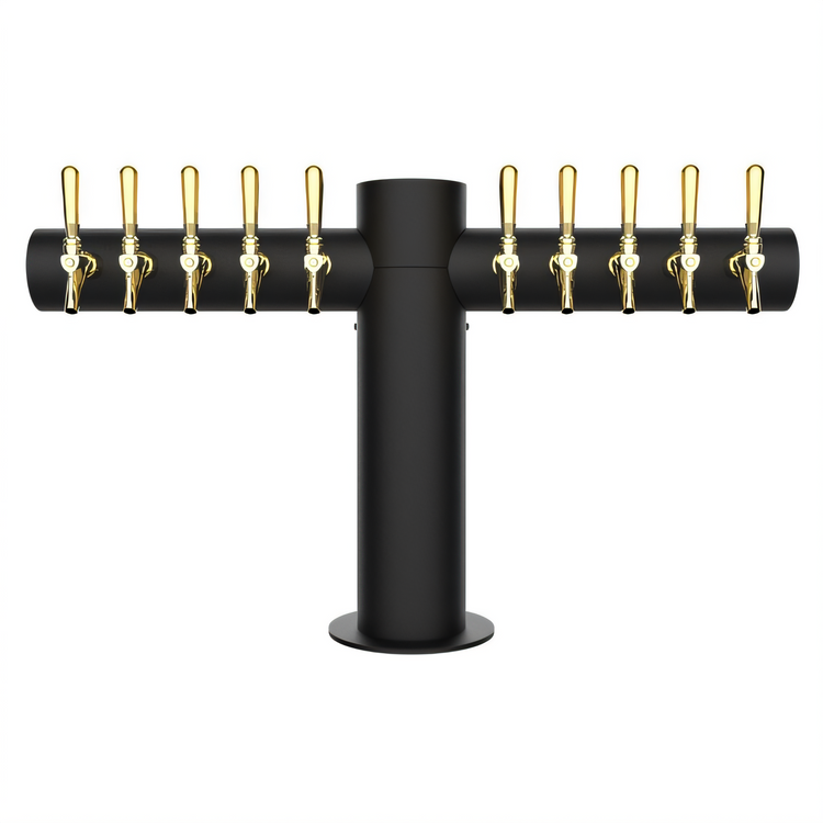 Product image #1 for Micro Matic Metropolis T 10-Faucet Countertop Draft Beer Tower with Kool Rite Technology Module