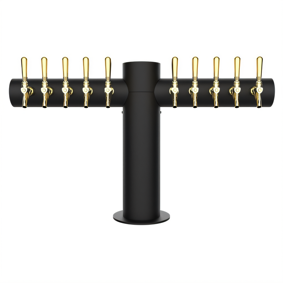 Product image #1 for Micro Matic Metropolis T 10-Faucet Countertop Draft Beer Tower with Kool Rite Technology Module