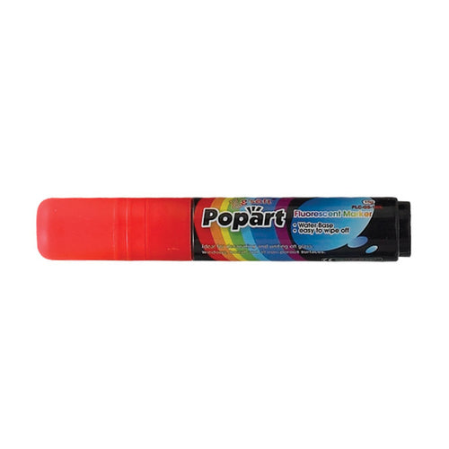 Product image #1 for Winco Deluxe Plus Neon Red Chalk Marker, 15g Ink, 1/16-Inch Chisel Tip