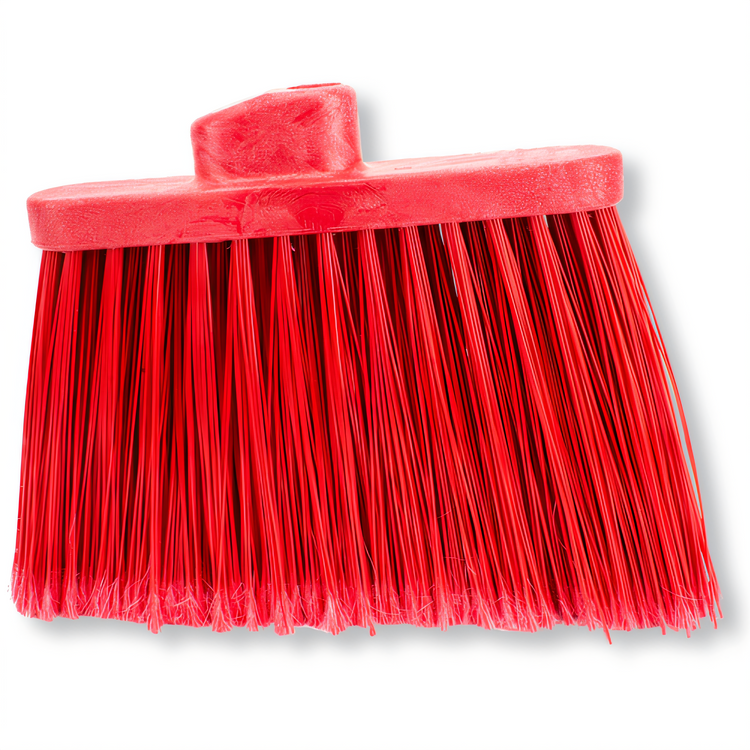 Product image #1 for Sparta Duo-Sweep Lobby Broom Head Only with Flagged Polyester Bristles, Red