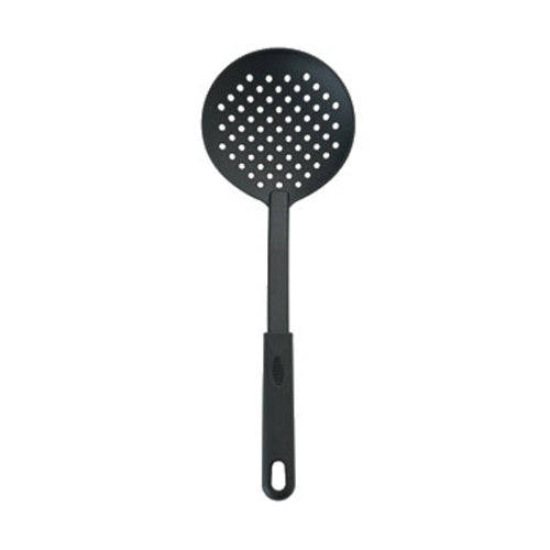 Product image #1 for Winco 13-Inch Round Nylon Skimmer with Perforated Bowl, Black