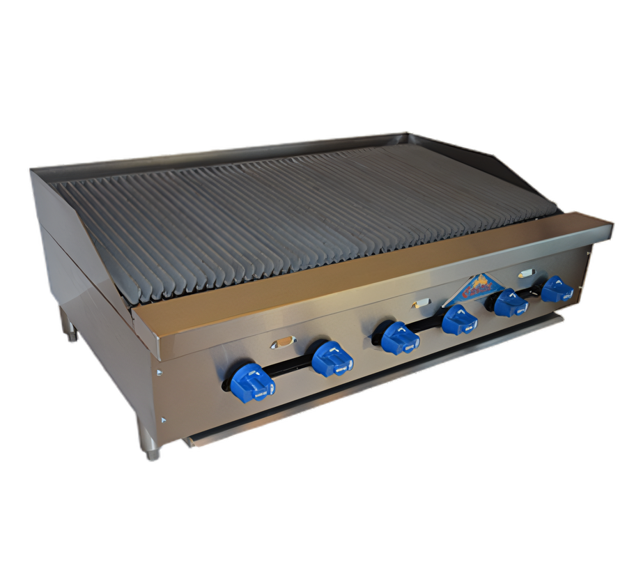 Product image #1 for Comstock-Castle 42-Inch Countertop Gas Radiant Char-Broiler with Reversible Cast Iron Grates