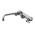 Thumbnail image #1 for T&S Brass B-2291 Splash-Mounted Workboard Faucet, 8-Inch Centers, 14-Inch Swing Nozzle