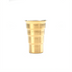 Thumbnail image #1 for Barfly Gold-Plated Stainless Steel Stepped Jigger, 2 oz.