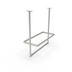 Thumbnail image #1 for John Boos Square Ceiling-Mounted Stainless Steel Pot Rack with 15 Double Hooks