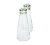 Thumbnail image #1 for Admiral Craft 3 oz. Tapered Glass Salt or Pepper Shaker with Stainless Steel Mushroom Top