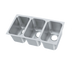 Thumbnail image #1 for Vollrath Three-Compartment Weld-In / Undermount Sink, 20 Gauge Stainless Steel, 14