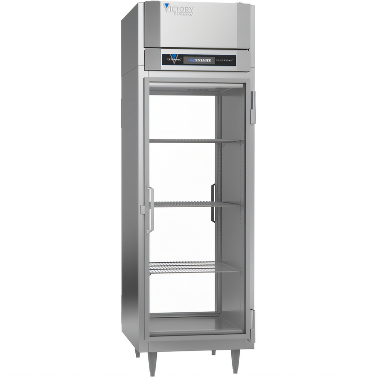Product image #1 for Victory UltraSpec™ FS-1D-S1-PT-G-HC Single Section Pass-Thru Glass Door Reach-In Freezer