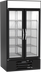 Thumbnail image #1 for Beverage-Air MarketMax Two-Section Reach-In Glass Door Merchandiser Refrigerator, 35.08 Cu. Ft., Black, Hinged Double Glass Doors