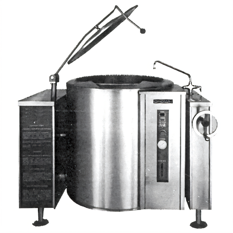 Product image #1 for Crown GLT-30 30 Gallon Gas Tilting Steam Kettle with 2/3 Jacket