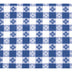 Thumbnail image #1 for Winco 52 x 70 Inch Rectangular Blue Checkerboard Vinyl Tablecloth