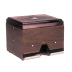 Thumbnail image #1 for Vollrath Straw Boss® 3810-28 Double-Sided Wrapped Straw Dispenser, Countertop, Stainless Steel, 400-Straw Capacity