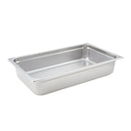 Thumbnail image #1 for Winco SPJH-104 Full-Size 4-Inch Deep Solid 22-Gauge 18/8 Stainless Steel Anti-Jamming Steam Table Pan Case of 12
