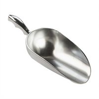 American Metalcraft 38 oz Bright-Finish Cast Aluminum Utility Scoop