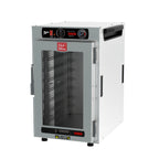 Thumbnail image #1 for Metro HotBlox™ HBCN8-AC-CT Narrow 8-Pan Countertop Insulated Holding Cabinet with Clear Door, Analog Controls, 120V 875W